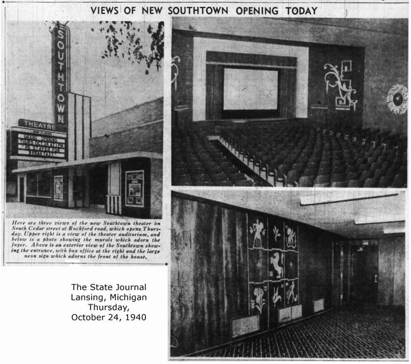 Southtown Theater - 1940-10-24-SOUTHTOWN-VIEWS OF NEW THEATER OPENING-FROM TIMOTHY BOWMAN